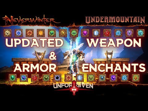 Neverwinter Mod 16 - Updated Weapon & Armor Enchantments Showcase Unforgiven Barbarian (1080p) Video