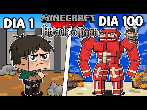 Mapaxe: I Became a TITAN for 100 Days in Minecraft! 😱
