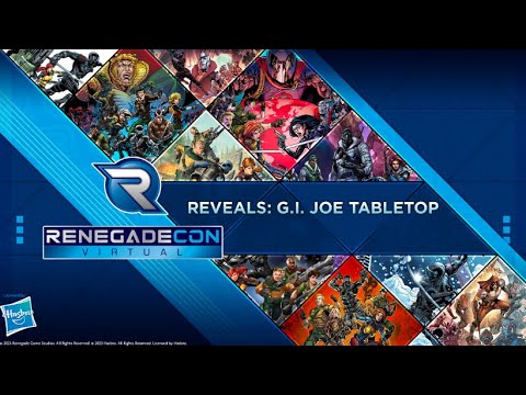 Renegade Con Virtual - Reveals: G.I. JOE Tabletop Games