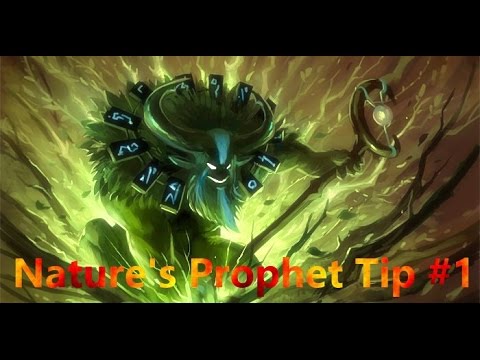 [DotA 2 6.84] Nature's Prophet summon treants in rosh pit without sprout