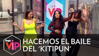Carolina Sandoval pone a todos a hacer el Kitipun de Juan Luis Guerra