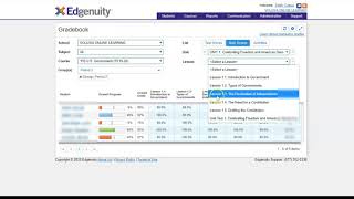 VCS Using Gradebook In Edgenuity for Teachers