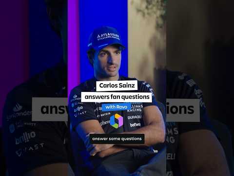 Carlos Sainz answers fan questions with Rovo