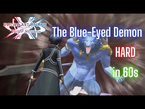 Killing The Blue-Eyed Demon in 60s 💎 Sword Art Online VS