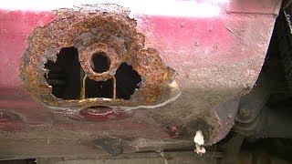 How to fix non structual rust without welding