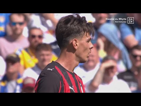Ardon Jashari AC Milan DEBUT vs Leeds United | 25/26
