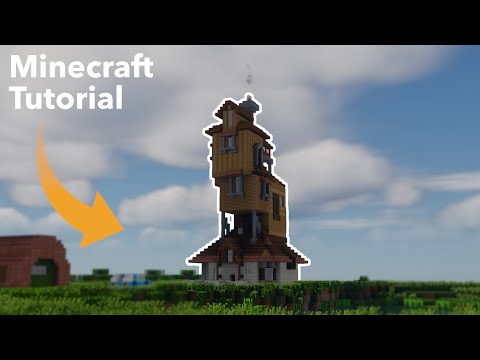 Planet Dragonod - Harry Potter - How to build the Burrow in Minecraft