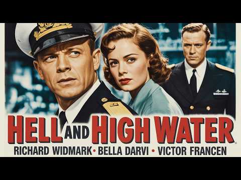 Hell and High Water 1954 Film in English, Richard Widmark, Bella Darvi, Victor Francen