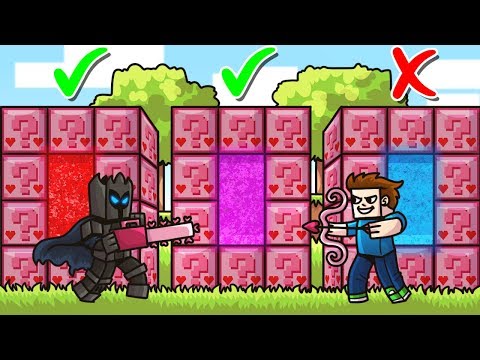 DO NOT Choose The WRONG PINK LUCKY BLOCK PORTAL in Minecraft! - Lucky Block Portal Mini-Game