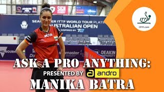 Manika Batra | Ask a Pro Anything presented by andro video
