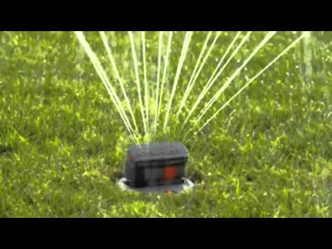 Gardena Komplett-Set mit Versenk-Viereckregner OS 140