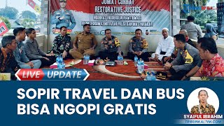 Inovasi Baru Polsek Kuaro, Sopir Travel dan Bus Bisa Ngopi Gratis di Pojok UMKM di Jalan Nagara