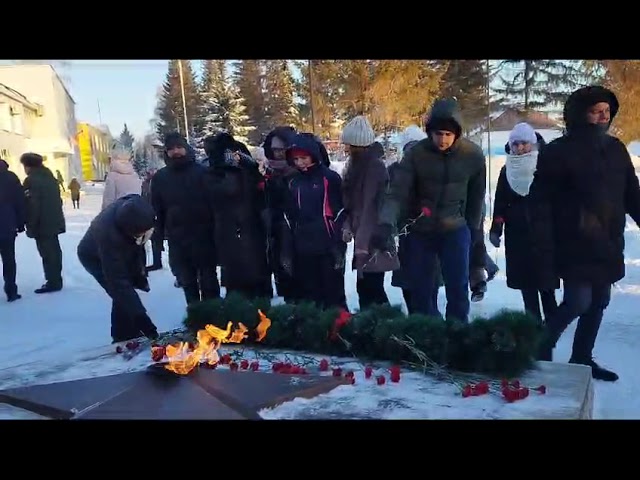 На центральной площади Рыбной Слободы состоялся митинг, посвященный Дню Героев Отечества