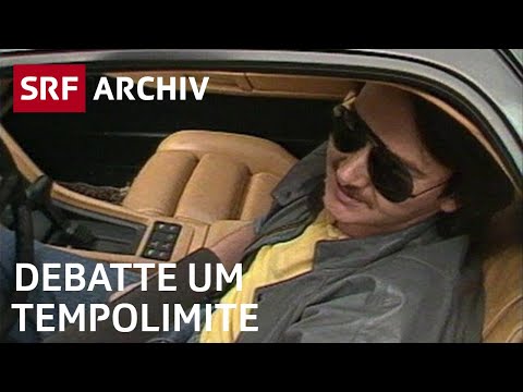 Speed ​​limits of 80 and 120 km/h (1984) | Driving in Switzerland | SRF Archive