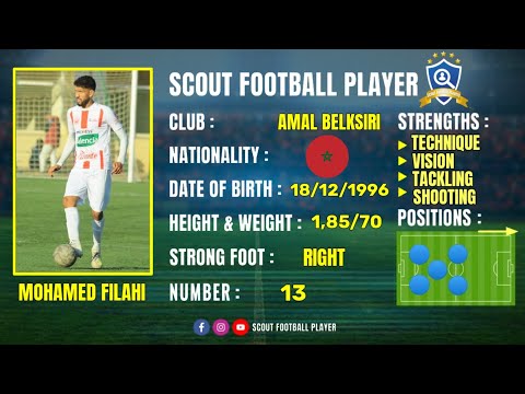 MOHAMED FILAHI 🔵 MIDFIELDER AND CENTRE DEFENDER 🔵 AMAL BELKSIRI & CODM MEKNES 🔵 BEST OF 2022/2021