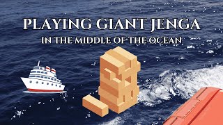 🚢🌊🧱Playing JENGA in the middle of the ocean on the SKY PRINCESS🧱🌊🚢