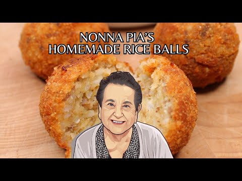 Nonna Pia's Homemade Rice Balls!