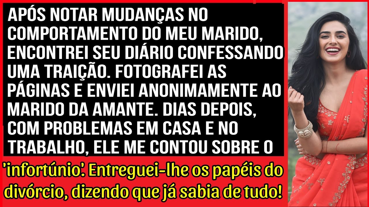 Após notar mudanças no comportamento do meu marido, encontrei seu diário confessando uma traição…