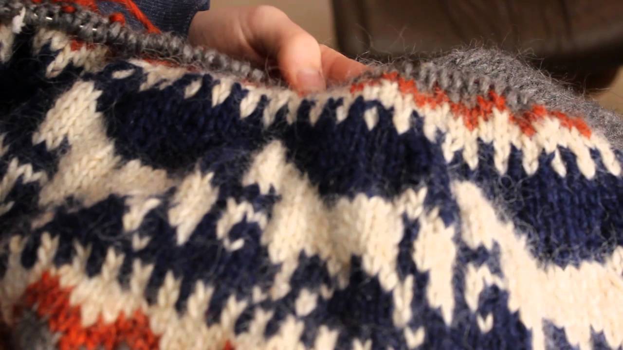 Islandpullover Teil 7: Großes Muster