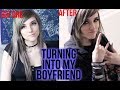 TURNING MYSELF INTO MY BOYFRIEND Alex Dorame Ft Johnnie Guilbert