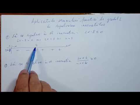 Aplicatii ale semnului functiei de gradul I - inecuatii - Algebra Clasa a IX-a - 090403-01