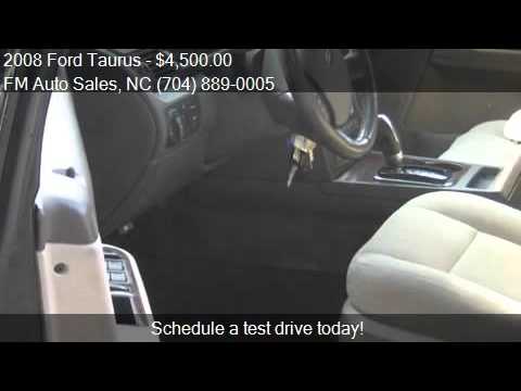 2008 Ford Taurus for sale in Pineville, NC 28134 at the FM A