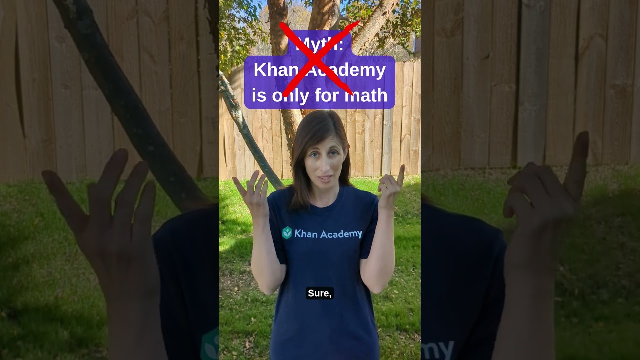 POV: You thought Khan Academy was just math 👀