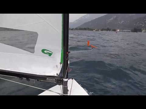 Europe dinghy downwind sailing explained: Body placement