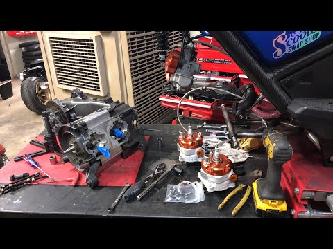 How to remove scooter crank twin cylinder