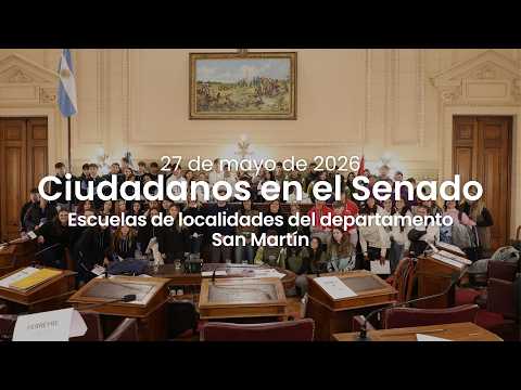 🏛️ CIUDADANOS EN EL SENADO | ESCUELAS DE LOCALIDADES DEL DEPARTAMENTO SAN MARTÍN