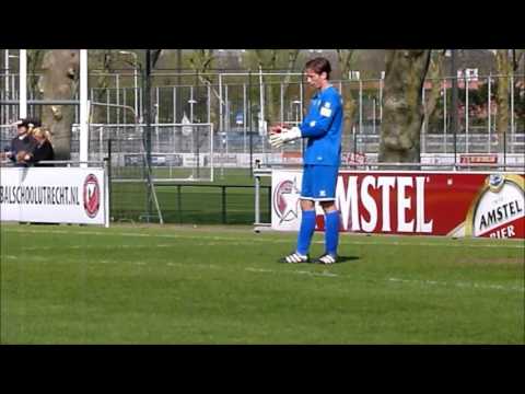 Kay Hilverink, wedstrijd 08-04-2017, FC Utrecht O17 - ADO Den Haag O17