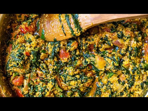 Ghana's Famous Palava Sauce(kontomire stew recipe) || Delicious and healthy Sauce