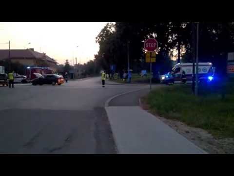 Wypadek w Krempnej (10.08.2015)