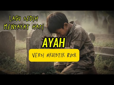 LAGU SEDIH MENYAYAT HATI | AYAH ( VERSI AKUISTIK ROCK ) | LIRIK VIDEO
