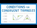 GCSE Maths - Congruent Triangle Rules #103