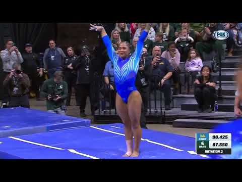 Jordan Chiles Near-Perfect 9.975 Vault UCLA vs MSU 1-25-26