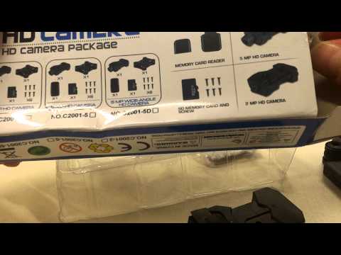 Распаковка камеры для квадкоптера GearBest