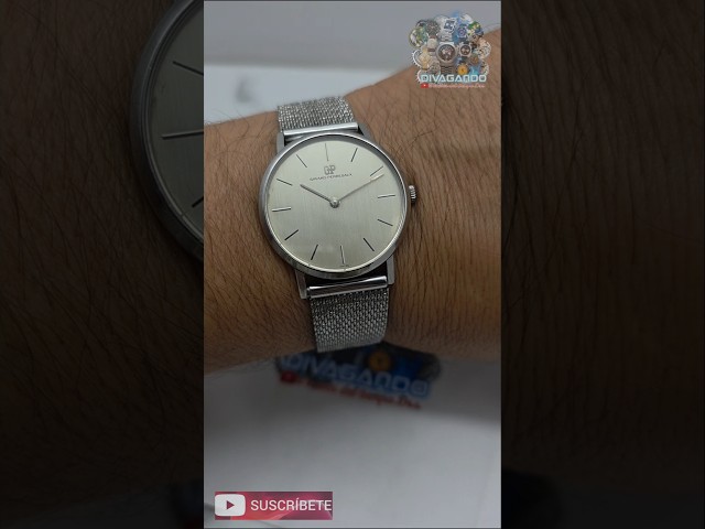 Vídeo relacionado con VDFNGFD Compatible con correa de reloj piel cocodrilo GIRARD-PERREGAUX SERIE 1966 49525(BLACK,18mm)