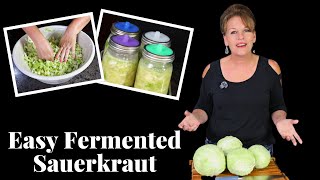 Homemade Fermented Sauerkraut — Easy Gut-Healthy Recipe