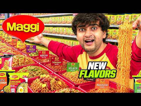 Aayush Sapra Daily: Trying Every Maggi Flavor that exists
