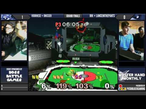 MHM7 [Melee Doubles] - VOORHESE + ONISSER (Fox) vs RIK + LANCEINTHEPANTS (Falco) - GRAND FINALS