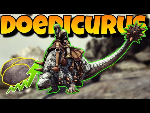 How to tame DOEDICURUS ARK Ultimate Mobile editions ARK MOBILE