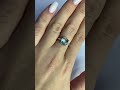 Серебряное кольцо с топазом 3.224ct