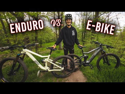 E Bike vs. Enduro Bike!