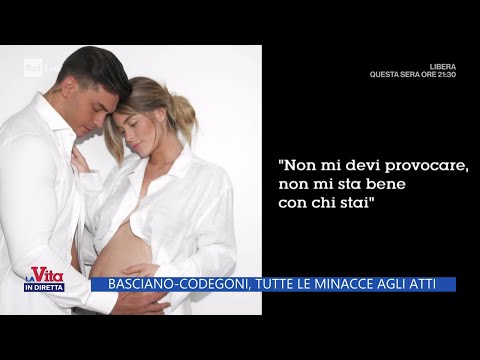 Basciano - Codegoni, tutte le minacce agli atti - La vita in diretta 03/12/2024