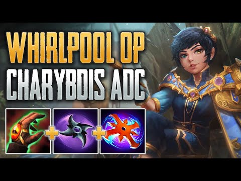 HER WHIRLPOOL IS SO BROKEN! Charybdis ADC Gameplay (SMITE Conquest A-Z)