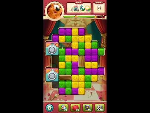 Toon Blast Level 6184 - NO BOOSTERS 🐻🐺🐱 | SKILLGAMING ✔️