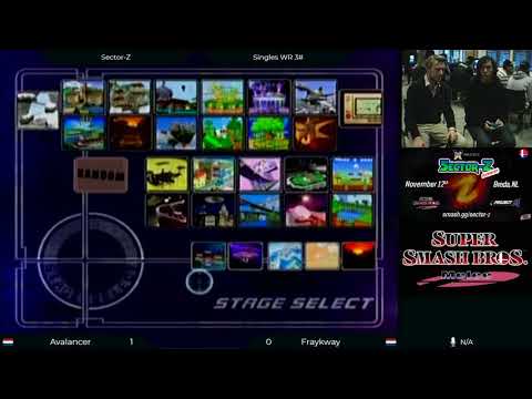 Sector-Z WinnersRound 3#-  Avalancer (Yoshi) vs Fraykway (Fox)