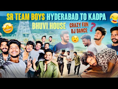 SR TEAM BOYS Hyd To Kadapa Bhuvi houseCrazy fun & dj dance | Rishi Stylish | Shree Prabha | Sonu