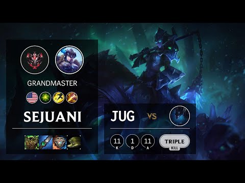 Sejuani Jungle vs Nocturne - NA Grandmaster Patch 10.13